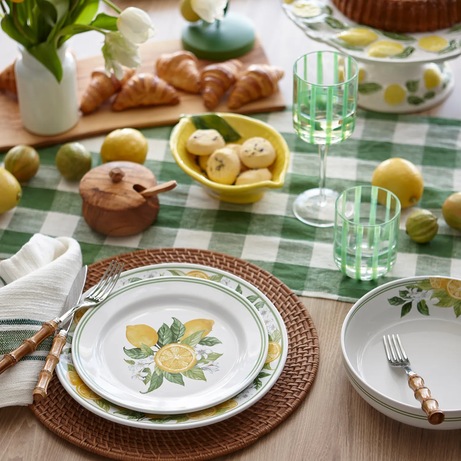 Sur La Table Linen Check Runner