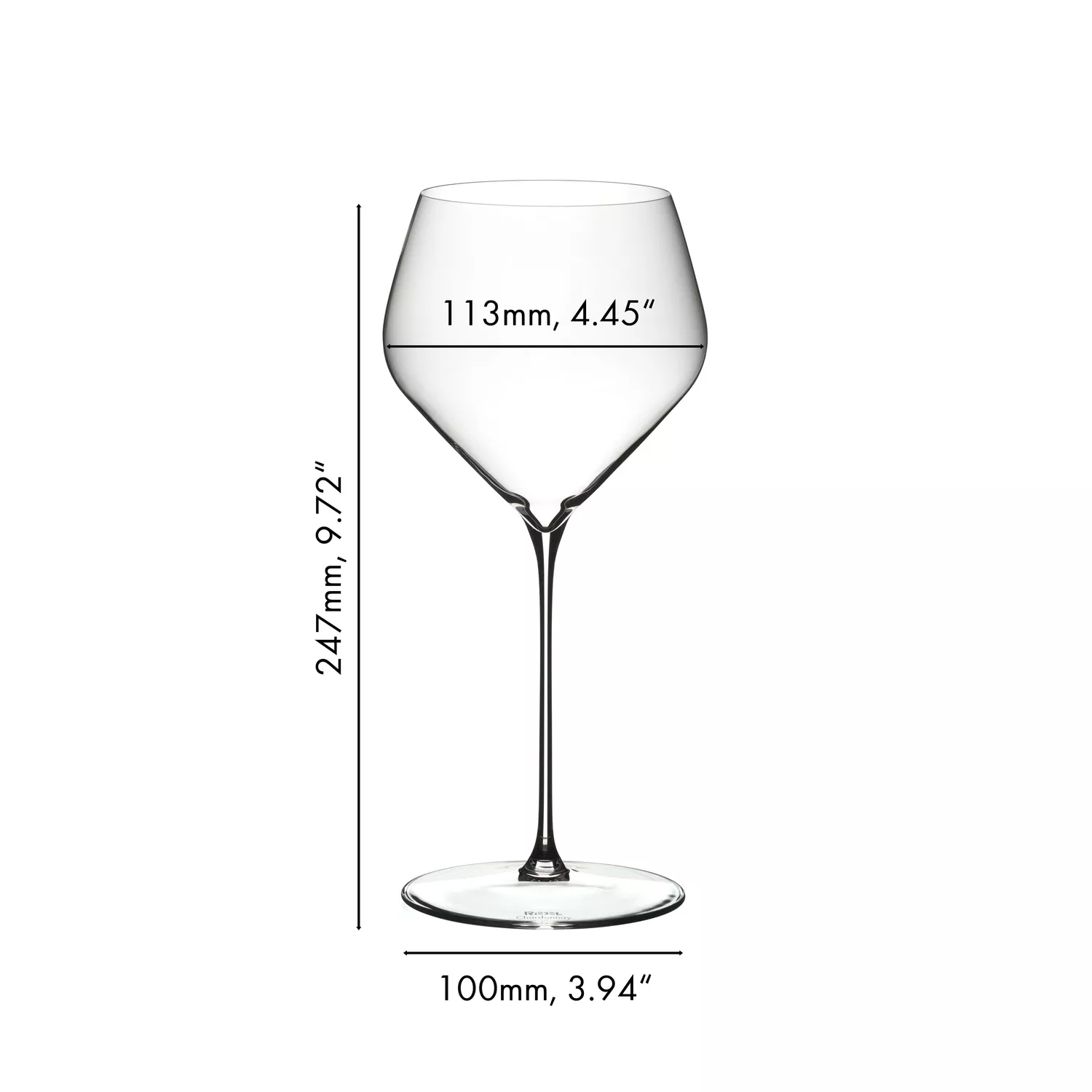 RIEDEL Veloce Chardonnay Wine Glass, Set of 2