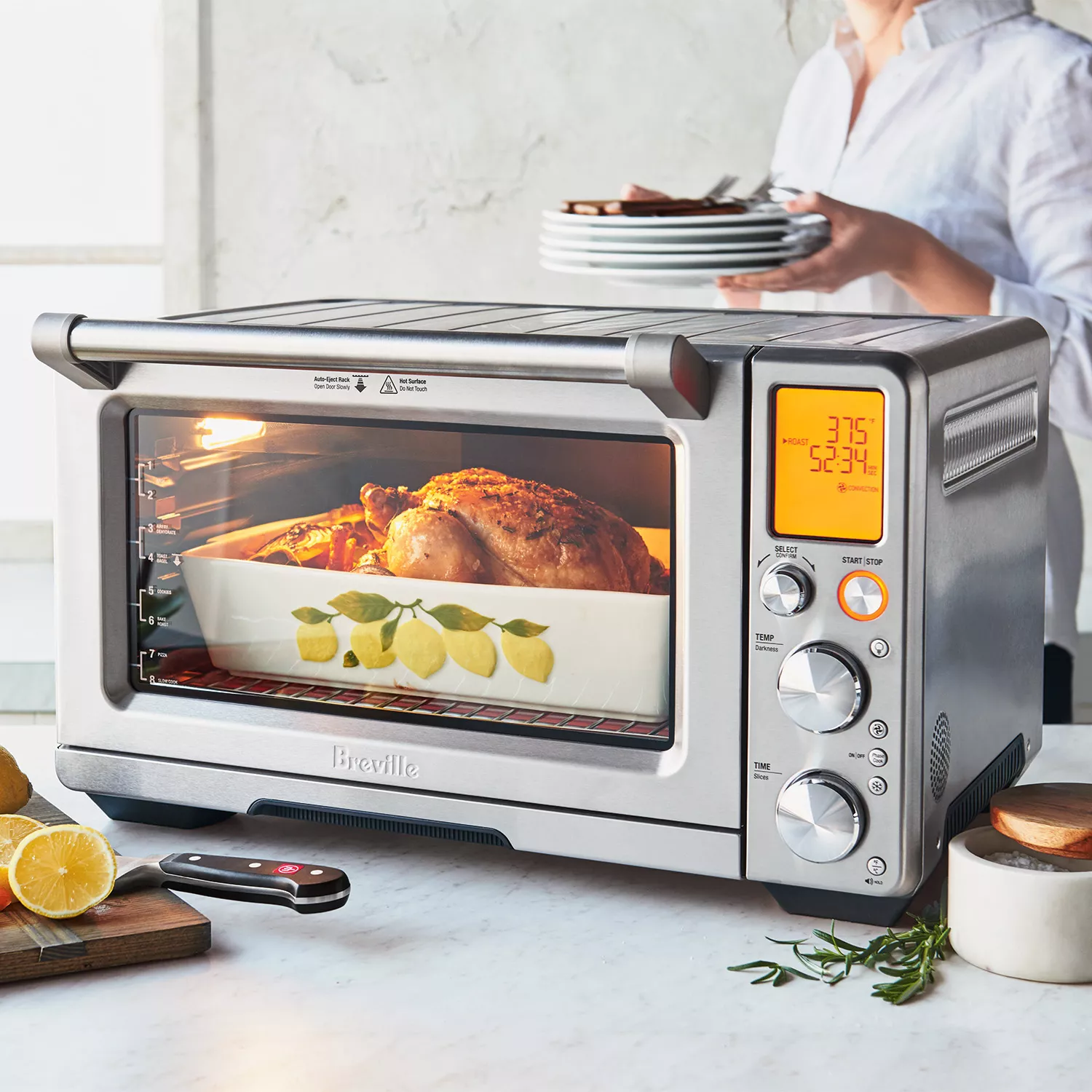 Breville Smart Oven® Air Fryer Pro with Cutting Board and Mesh
