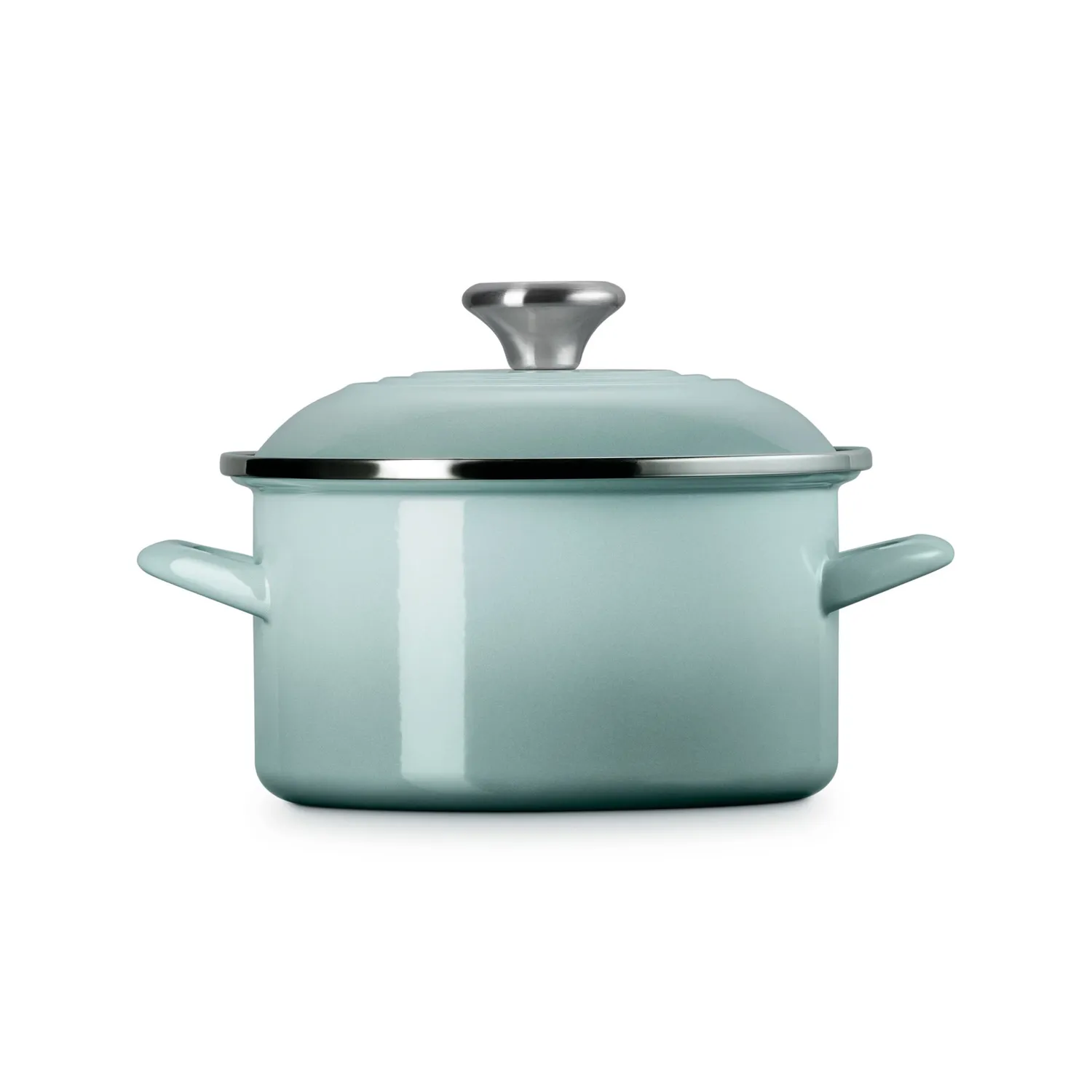 Le Creuset Petite Enameled Steel Stockpot, 3.8 qt.