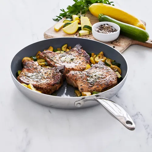 GreenPan Stainless Steel Valencia Pro Ceramic Nonstick Skillet