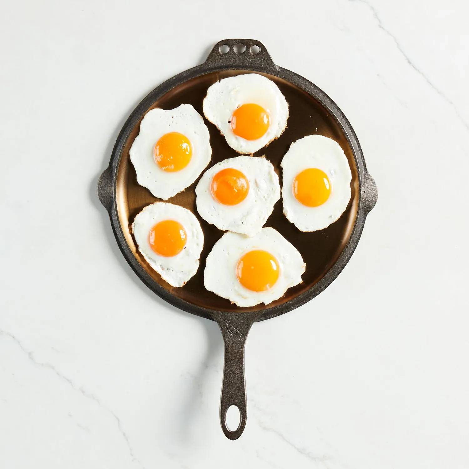 Smithey Polished Cast Iron Flat Top Griddle, 12"
