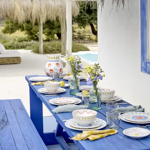Costa Nova Summer Bliss Salad Plates, Set of 6