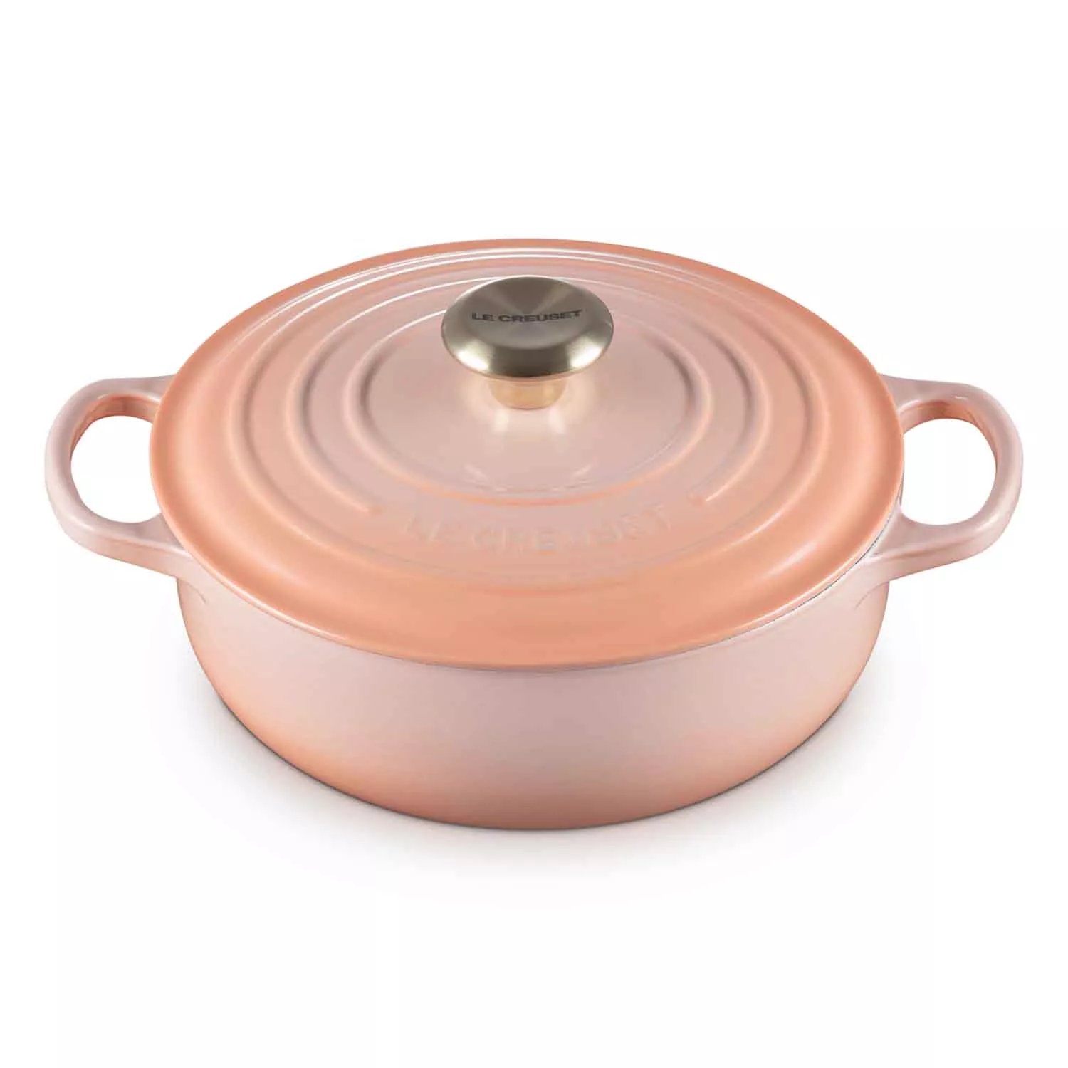 Le Creuset Signature Round Sauteuse with Lid, 3.5 qt.