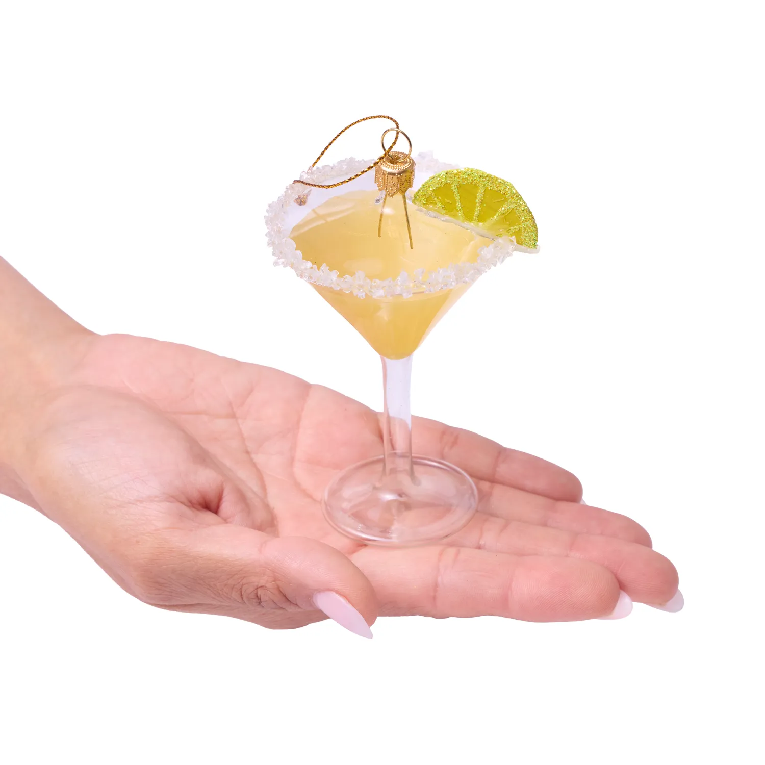 Sur la table Lemon Martini Ornament