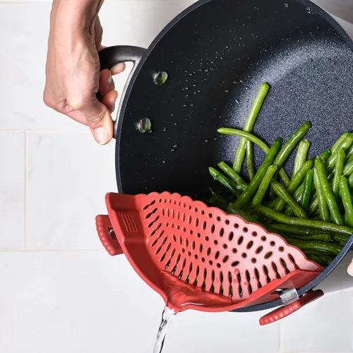 Sur La Table Clip & Drain Pot Strainer