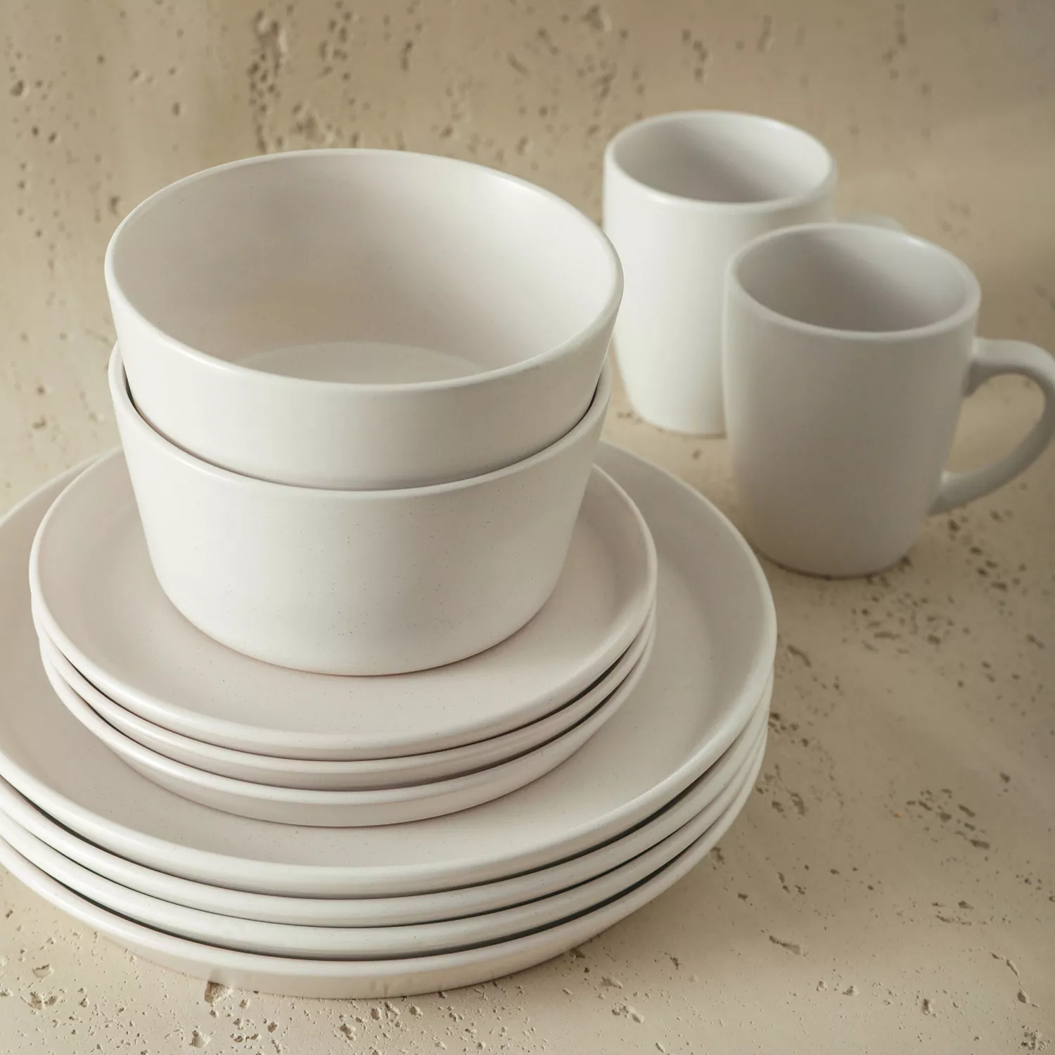 Stone Lain Albie Stoneware 16-Piece Dinnerware Set 