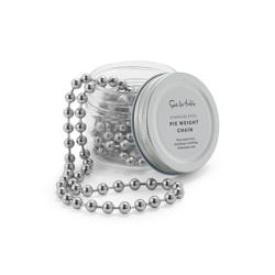 Sur La Table Stainless Steel Pie Weight Chain, 6’ Probably the dishwasher with its heated drying cycle is the best way to clean them