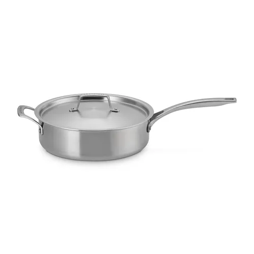 Le Creuset Essential Stainless Steel Sauté Pan, 4.5 qt.