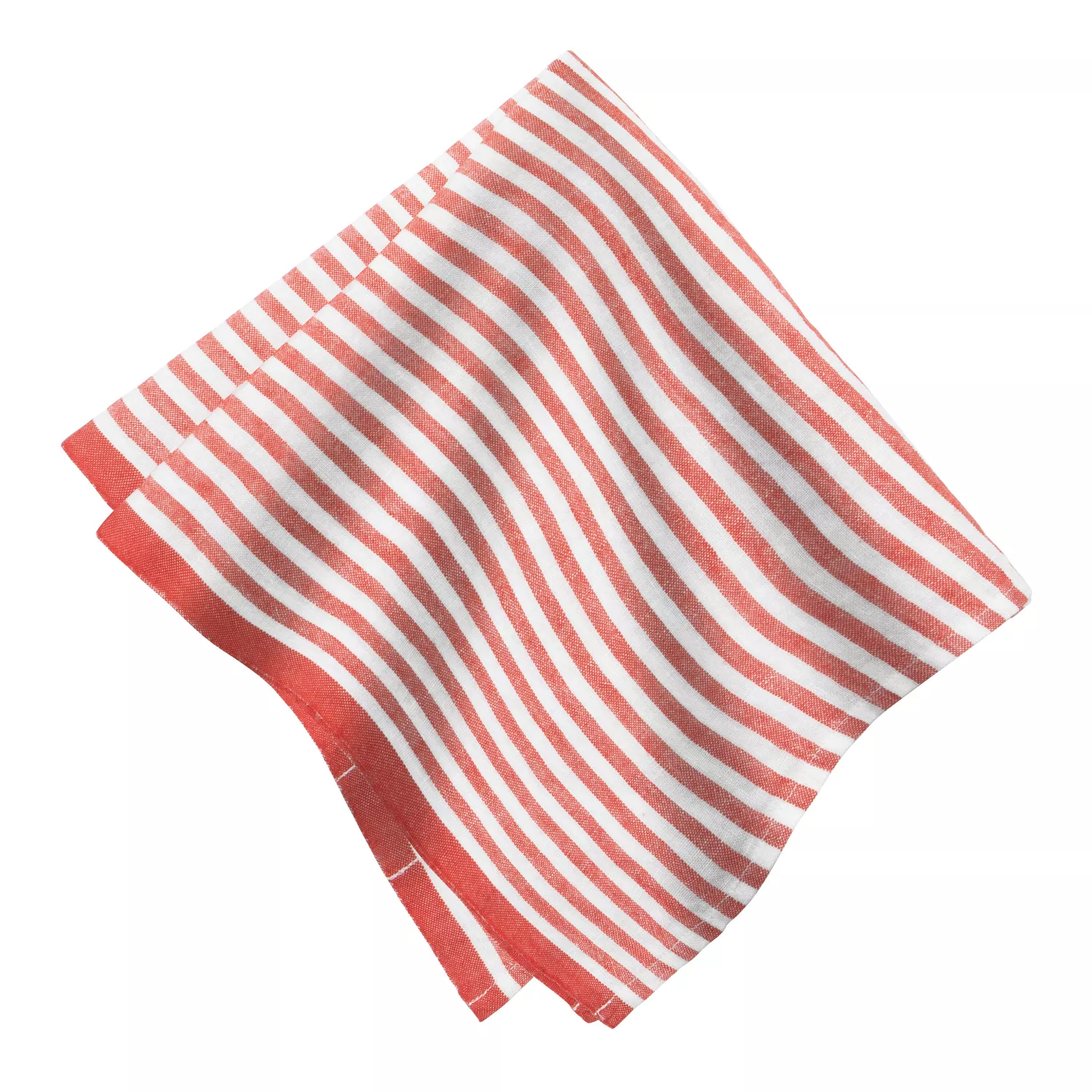 Caravan Ticking Stripe Linen Napkins, Set of 4