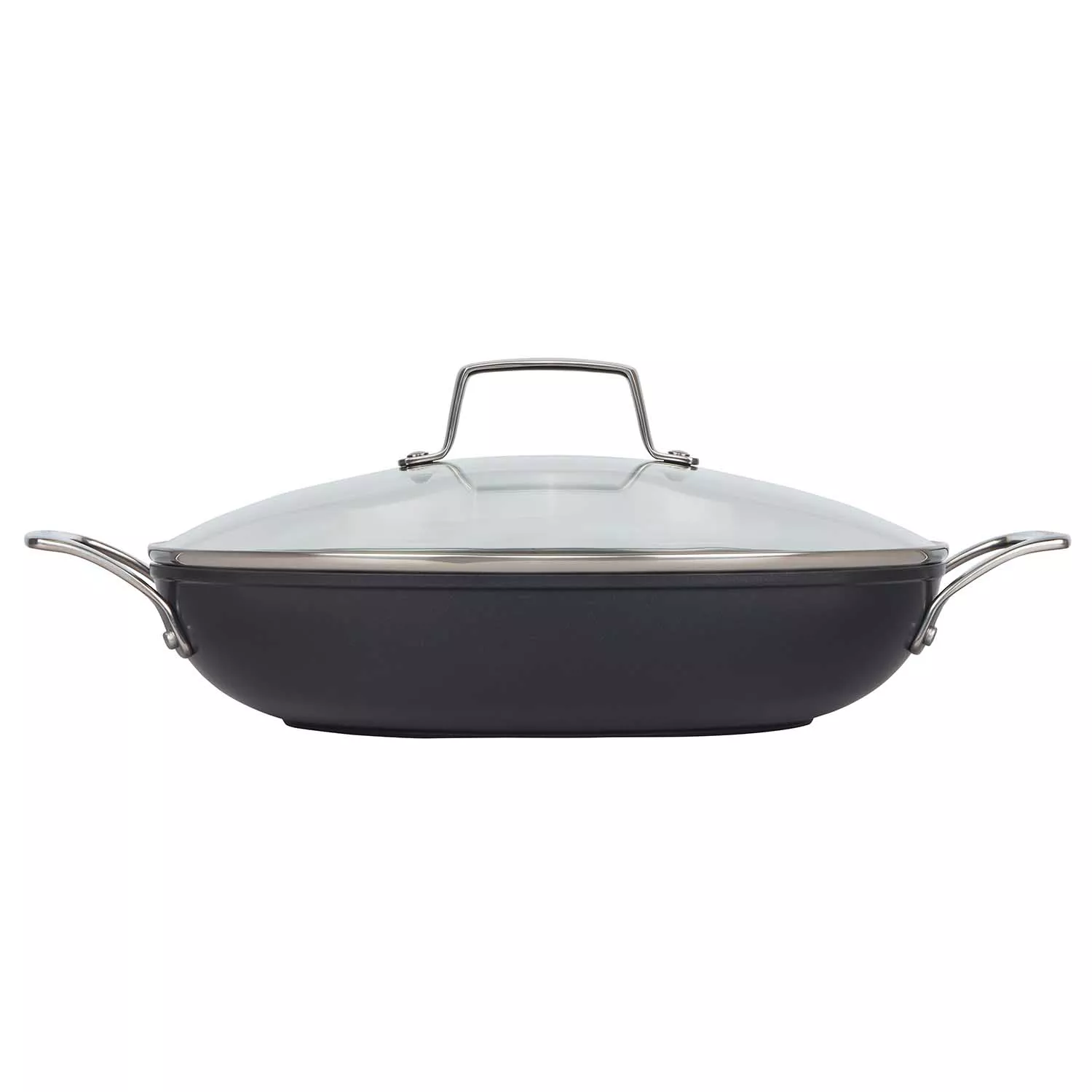 Le Creuset Essential Ceramic Nonstick Shallow Braiser with Lid