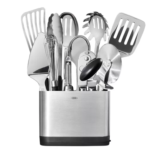 OXO Stainless Steel Metal Freestanding Spoon Rest in the Kitchen Utensil  Holders department at