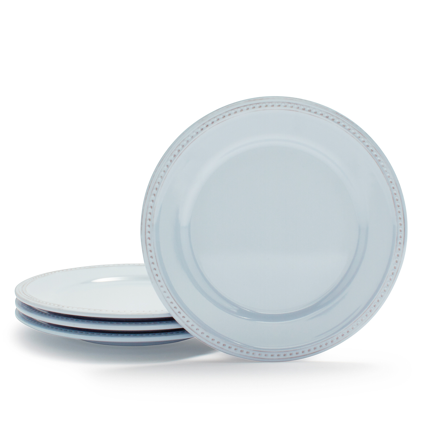 Sur La Table Pearl Melamine Salad Plates, Set of 4