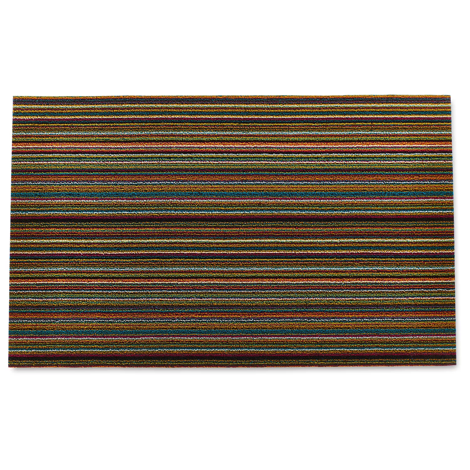 Chilewich Skinny Stripe Shag Mat, Multi