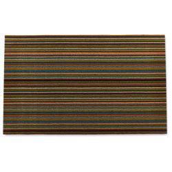 Chilewich Skinny Stripe Shag Runner, Multi Great mat!
