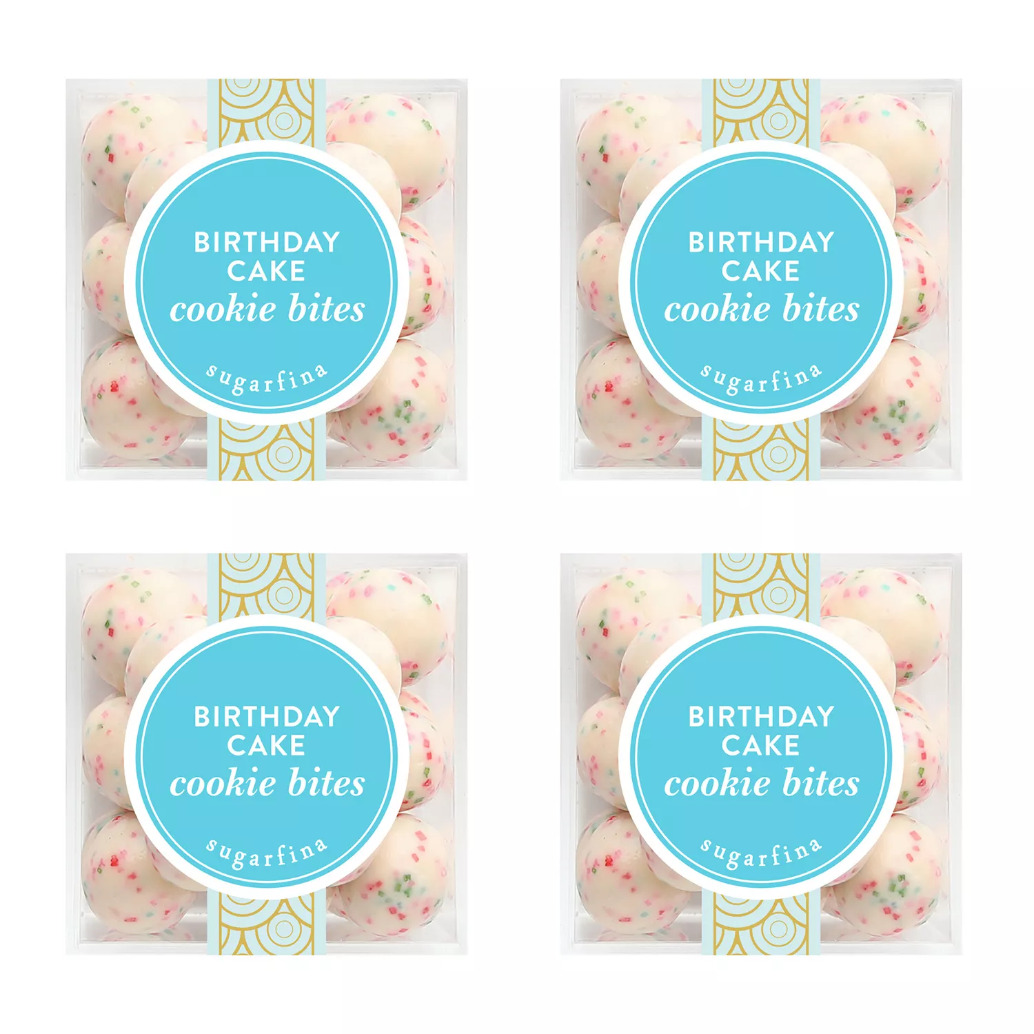 Sugarfina Birthday Cake Cookies, Set of 4