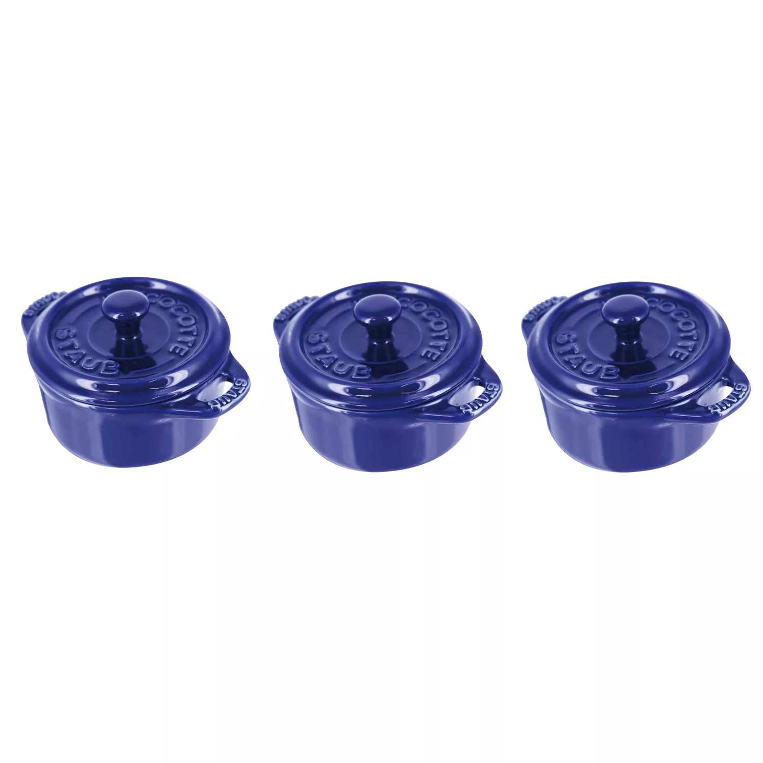 Staub Stoneware Mini Cocottes, Set of 3