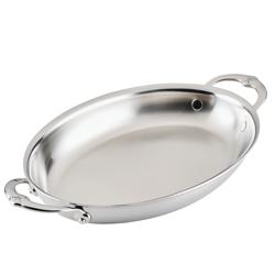 Hestan Provisions Stainless Steel Oval Au Gratin Dish