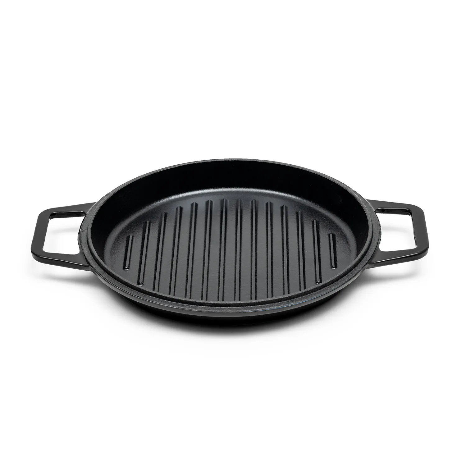 Misen Enameled Cast Iron Dutch Oven with Grill Pan Lid, 7 qt.