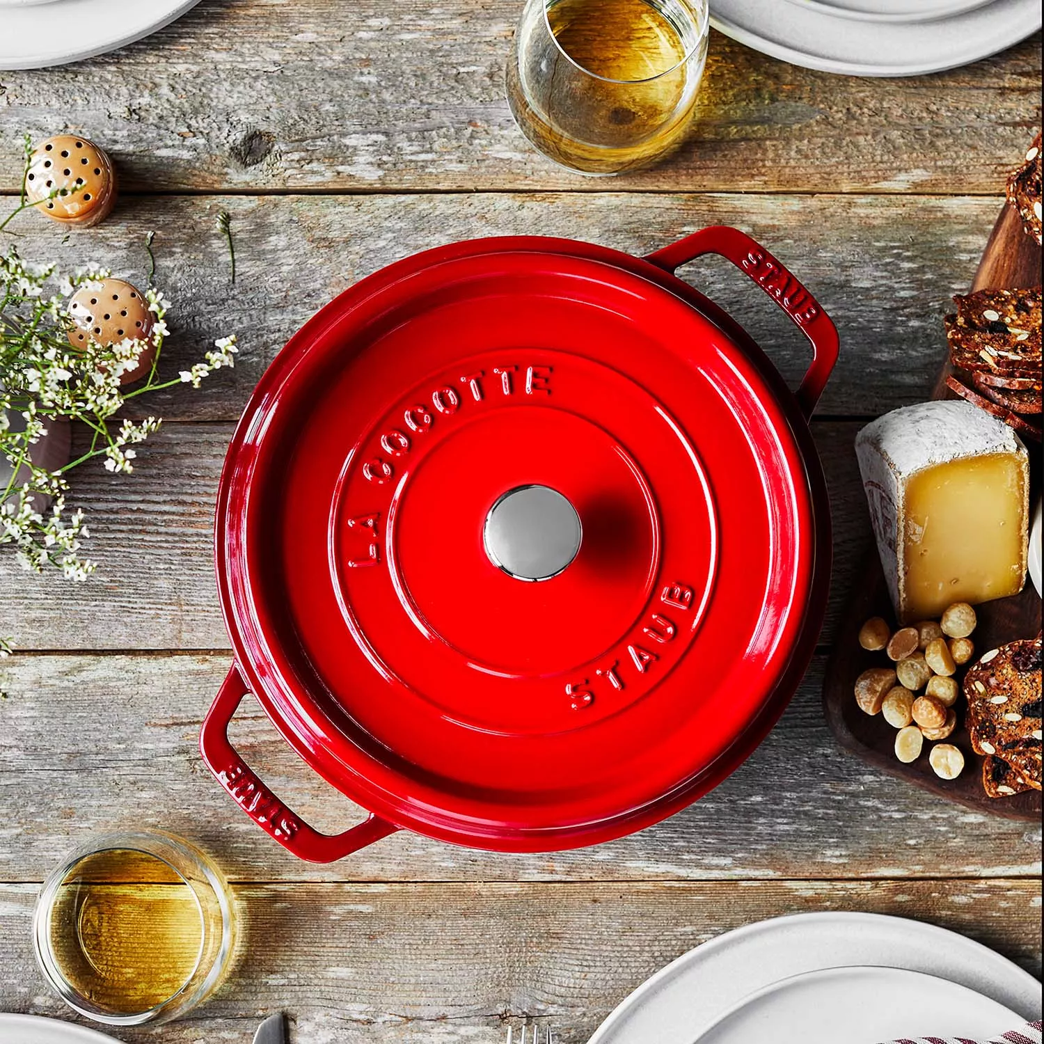Staub Round Dutch Oven, 4 qt.