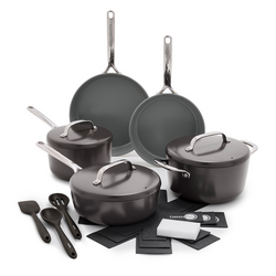 GreenPan GP5 11-Piece Cookware Set with Bonus Pan Protectors GP5 Skillets are great!