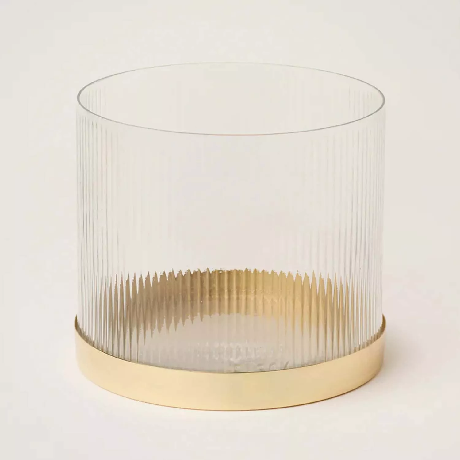 Fluted Glass Vase