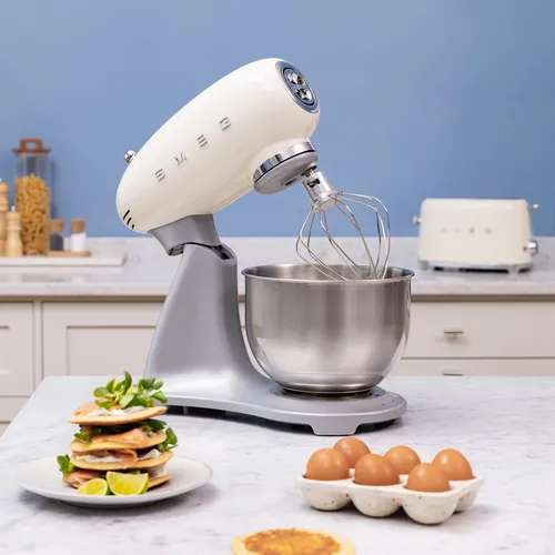 Smeg 50s Retro Style Aesthetic Classico Half-Color Stand Mixer
