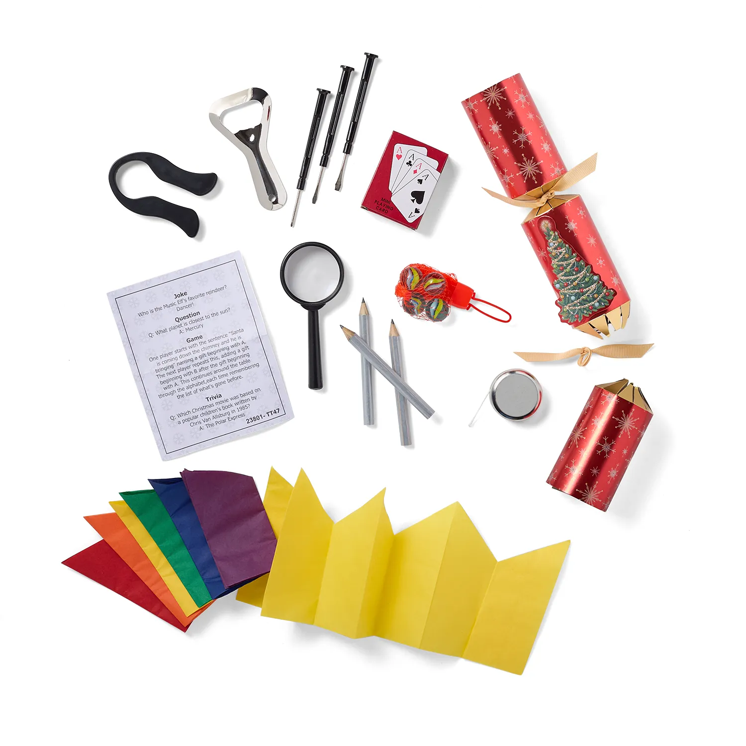 Sur La Table Christmas Tree Crackers, Set of 8