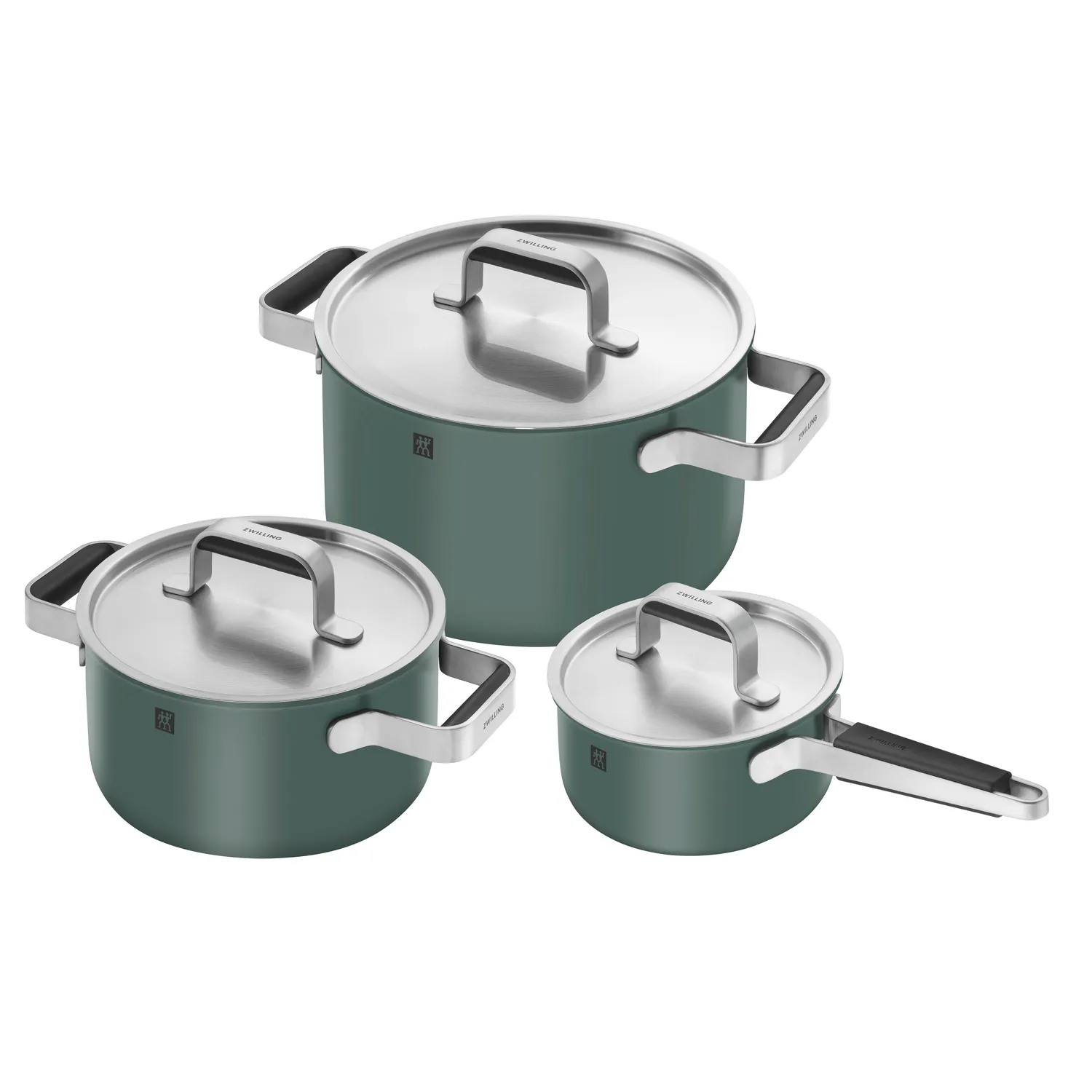 Zwilling Pure Stainless Steel 6-Piece Cookware Set
