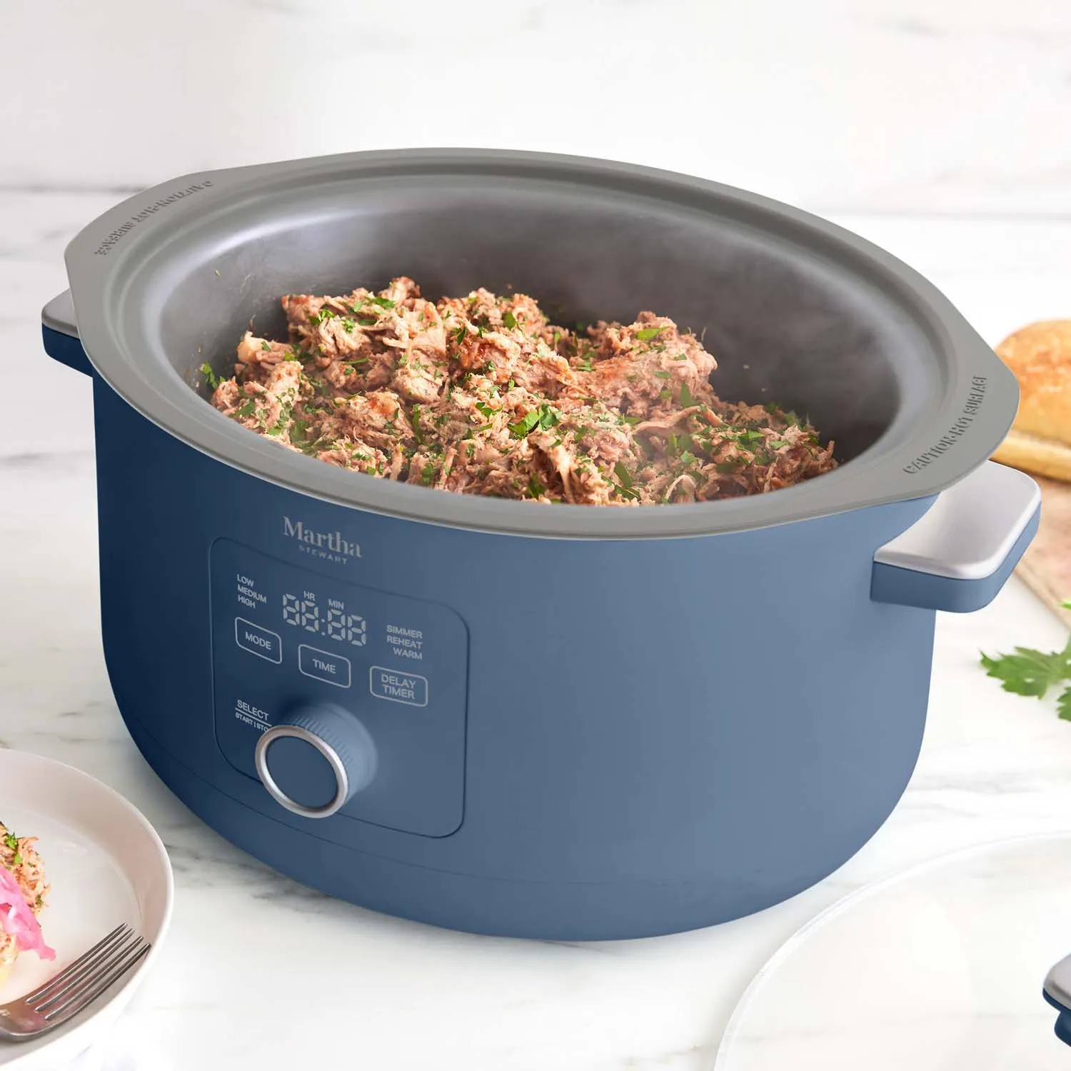 Martha Stewart by GreenPan Slow Cooker, 8qt.