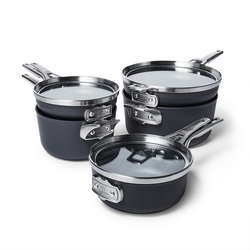 Calphalon Premier Space-Saving Hard Anodized Nonstick Cookware Sets