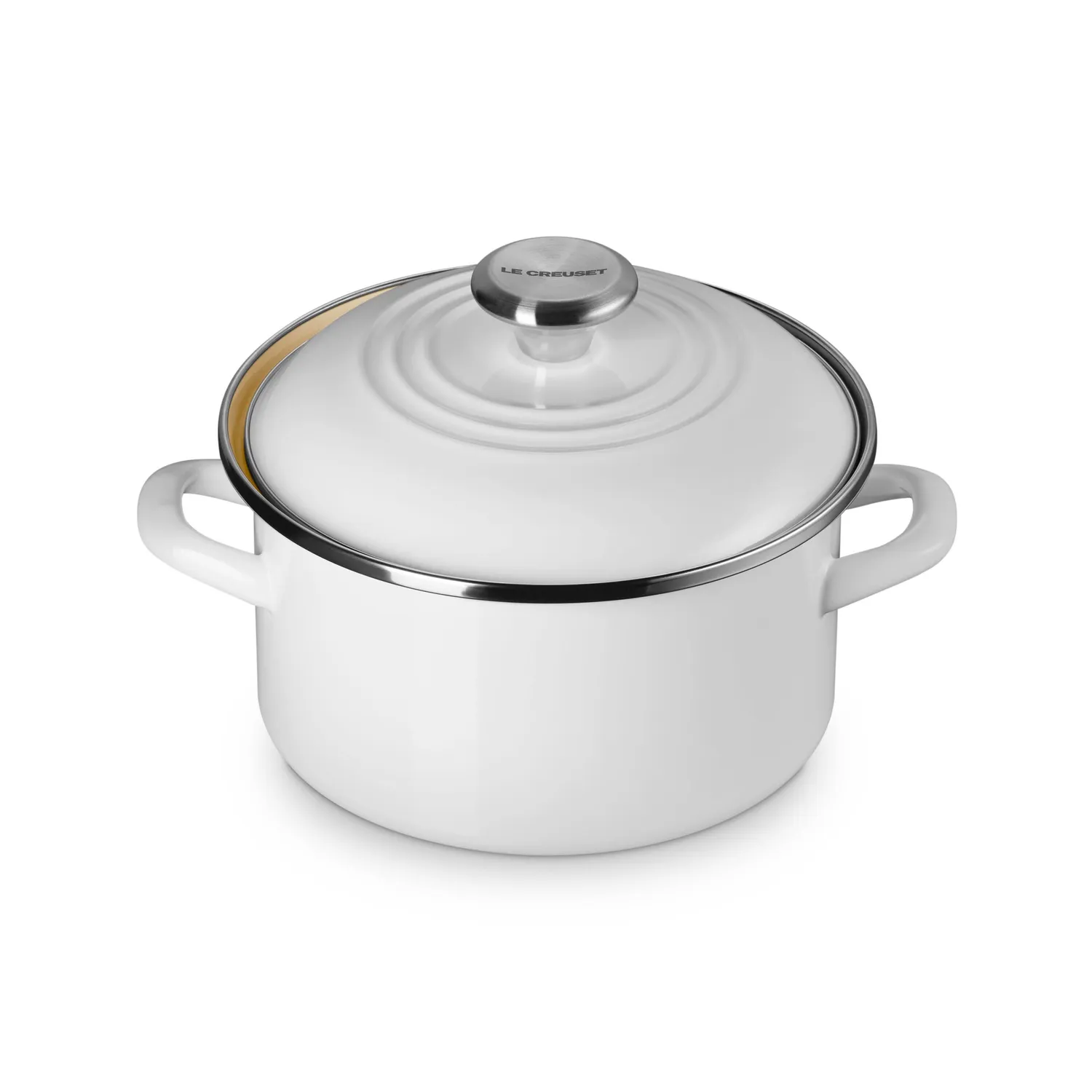 Le Creuset Petite Enameled Steel Stockpot, 3.8 qt.