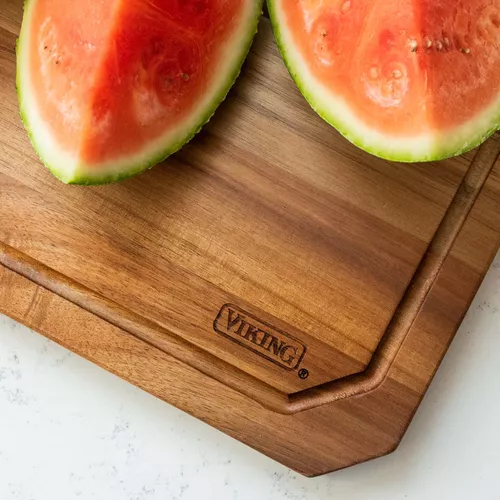 Viking Acacia Wood Cutting Board with Juice Groove