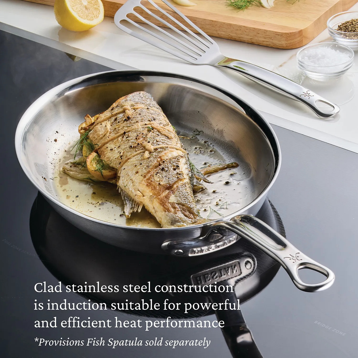 Hestan Provisions Stainless Steel Oval Fish Pan
