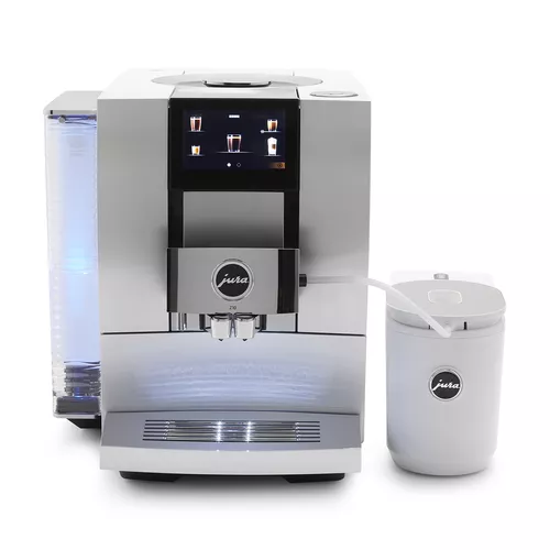 JURA Z10 Automatic Coffee Machine, Aluminum White