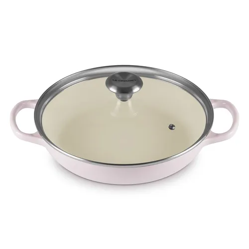 Le Creuset Signature Braiser with Glass Lid, 2.25 qt.