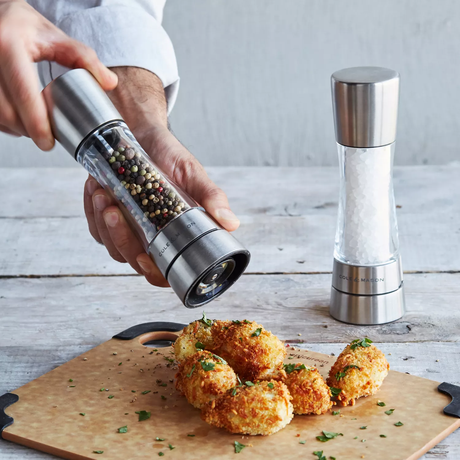 Cole &#38; Mason Derwent Salt & Pepper Mills, Stainless Steel