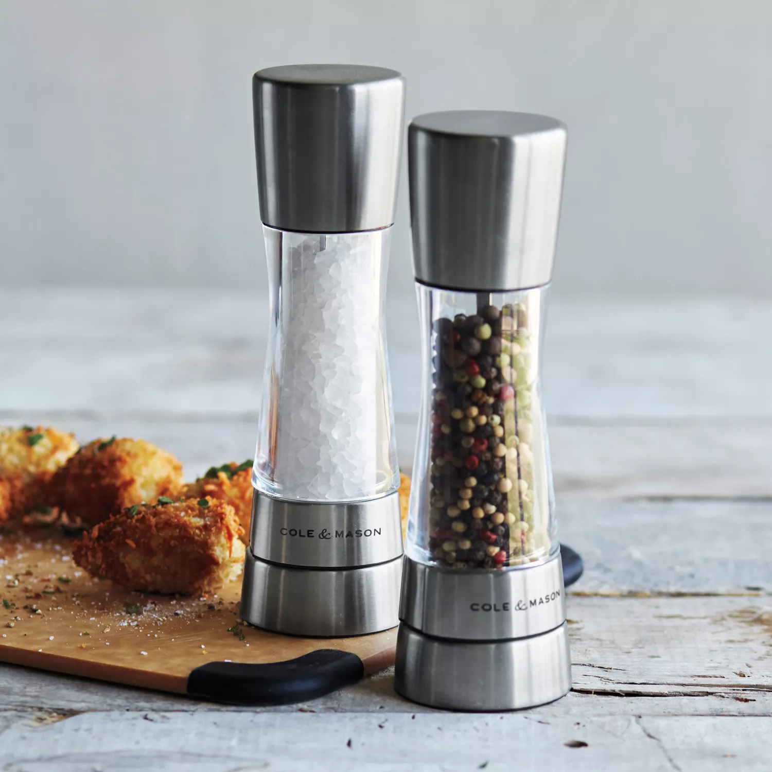 Cole &#38; Mason Derwent Salt & Pepper Mills, Stainless Steel