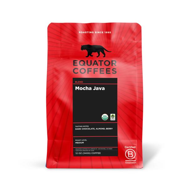 Equator Mocha Java Fair Trade Organic Coffee
