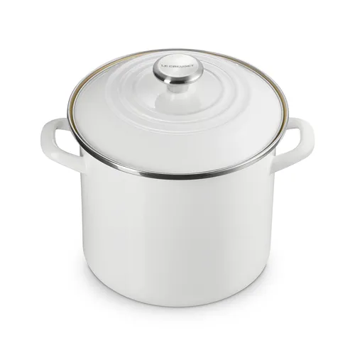 Le Creuset Enameled Steel Stockpot with Stainless Steel Knob, 8 qt.