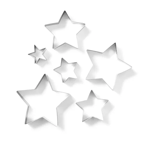 Star Cookie Cutters, Set of 6