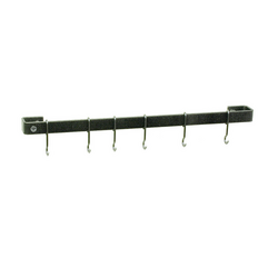 Enclume Hammered Steel Utensil Bar Wall Racks