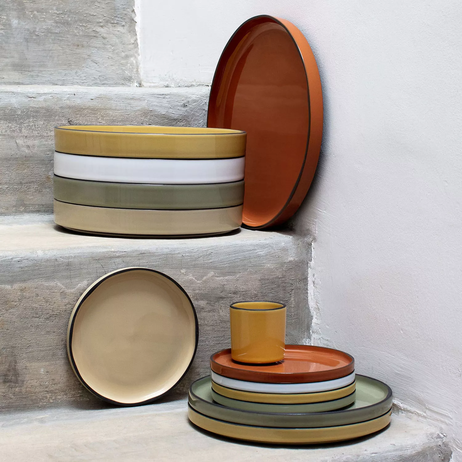 Revol Caractère Dinner Plates, 10.25", Set of 4