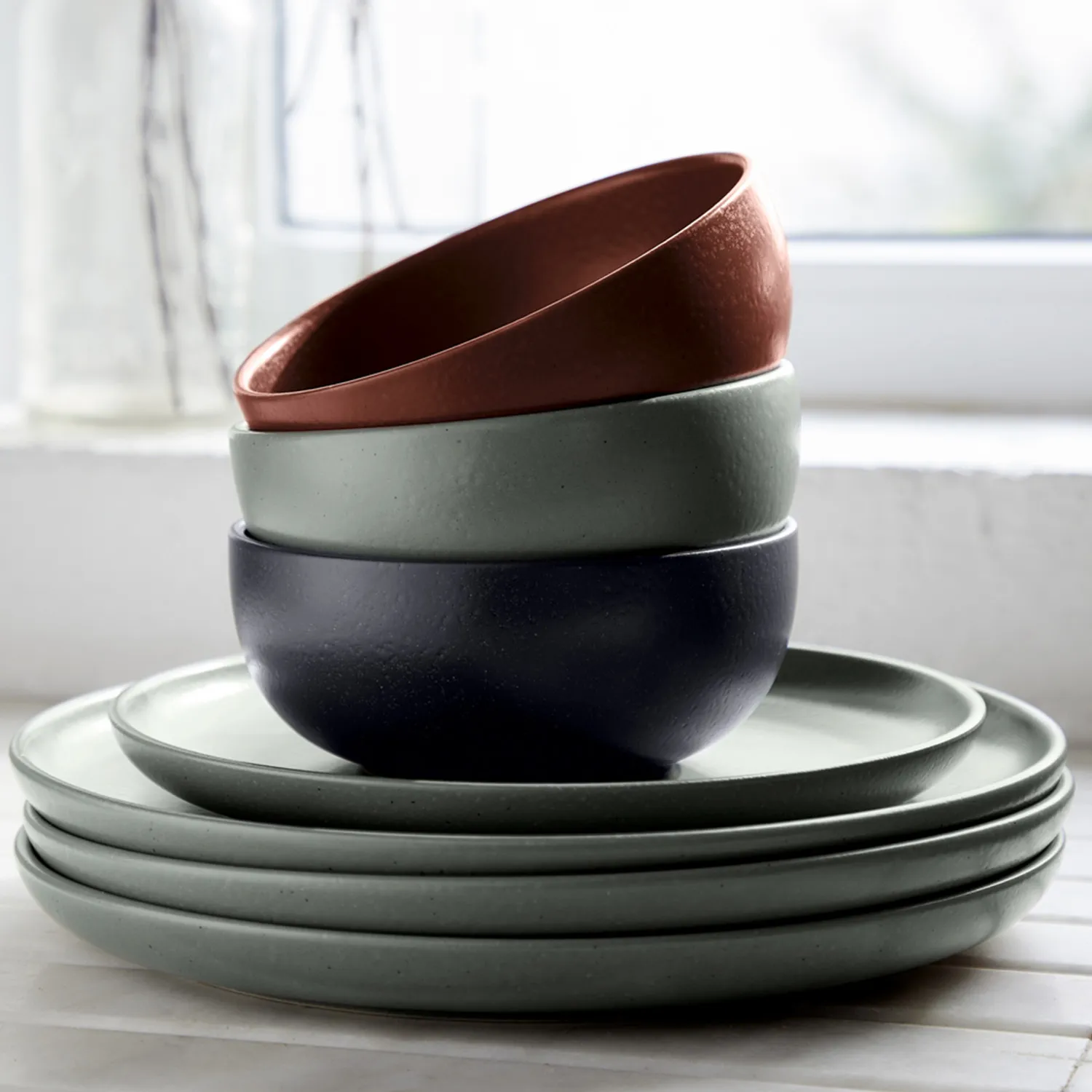 Costa Nova Pacifica Dinner Plates, Set of 6