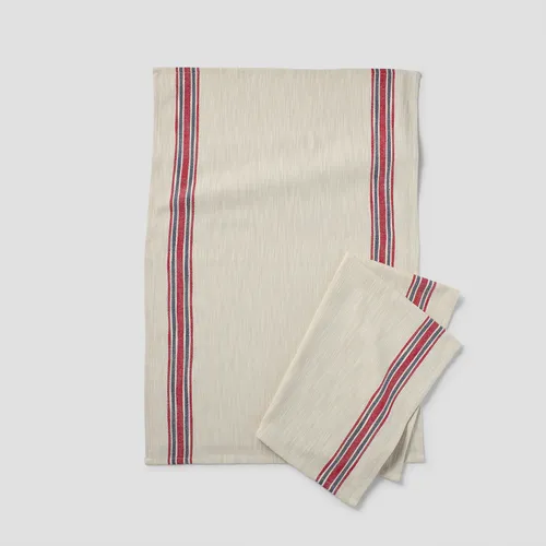 Sur La Table French Stripe Towels Set of 2