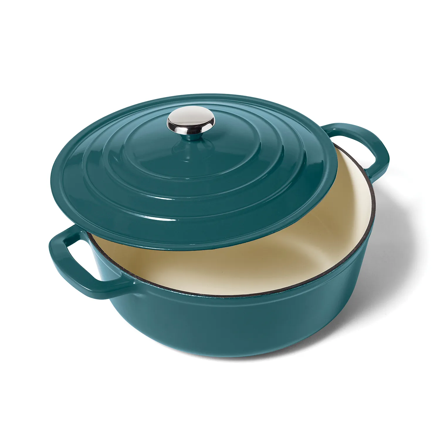 Sur La Table Enameled Cast Iron Round Wide Dutch Oven, 7 qt.