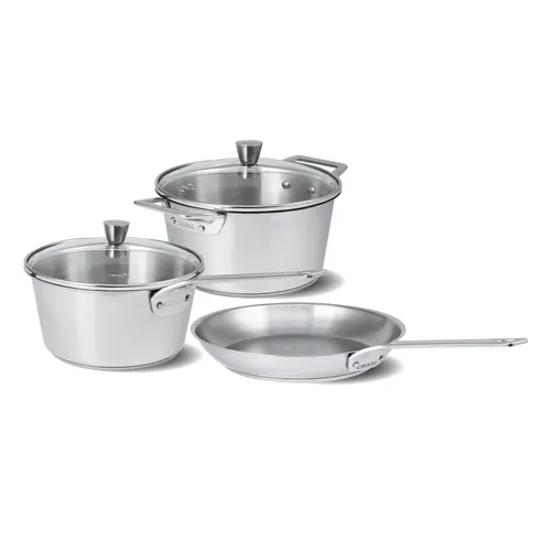 Cristel 1826 Stainless Steel 5-Piece Cookware Set