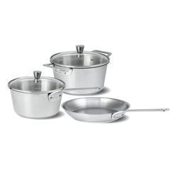 Cristel 1826 Stainless Steel 5-Piece Cookware Set