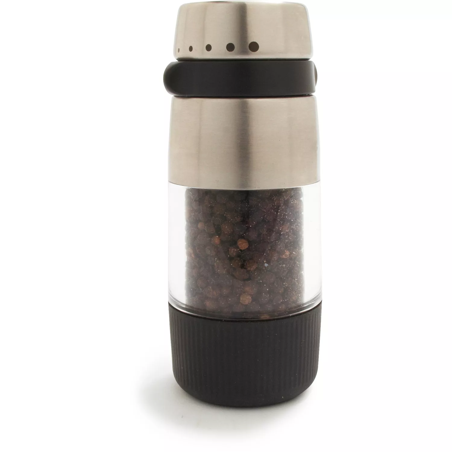 OXO Good Grips Glass Adjustable Salt & Pepper Shaker Set, 3.5 oz Each, Clear