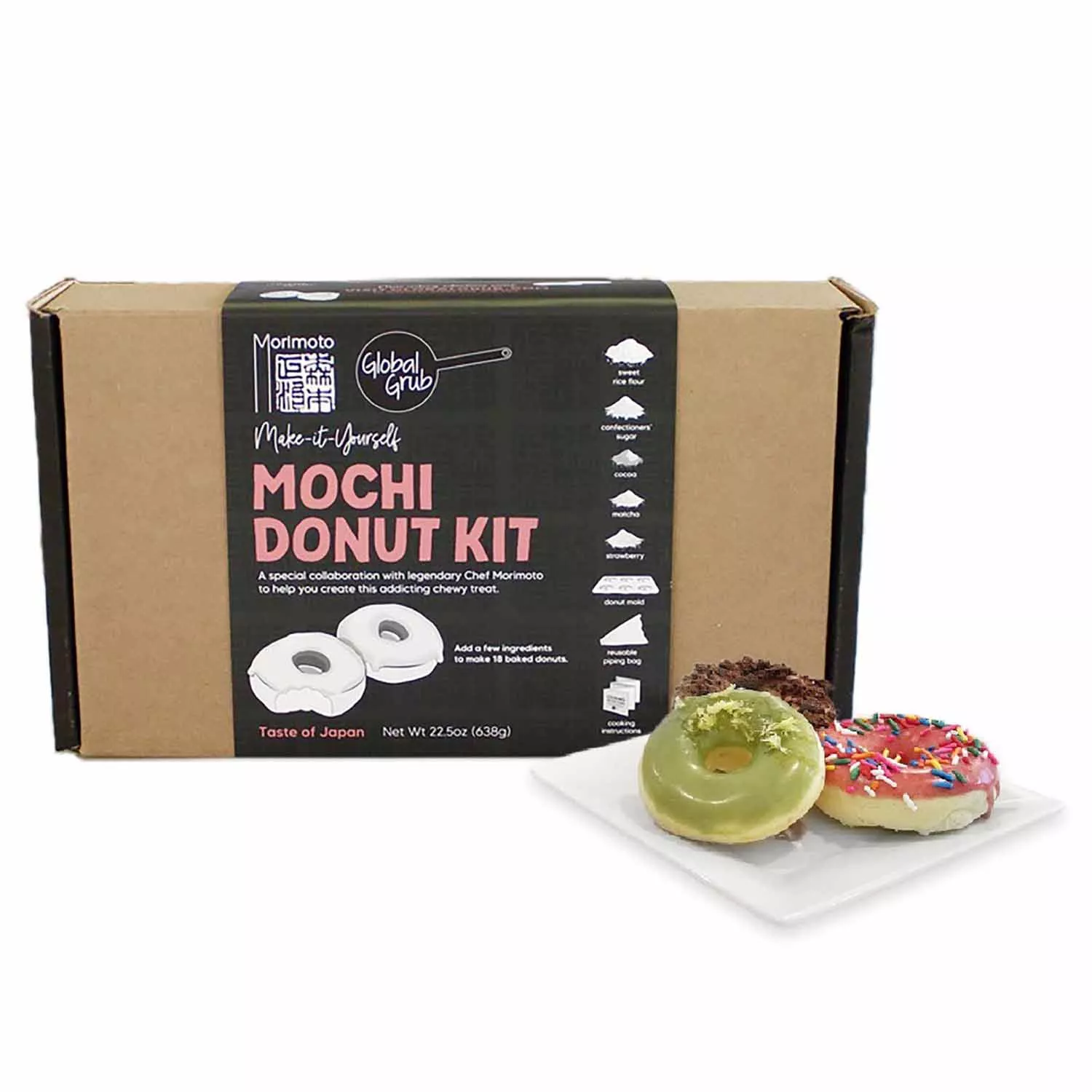 Kids' Mochi Doughnut Baking Kit, No artificial dyes